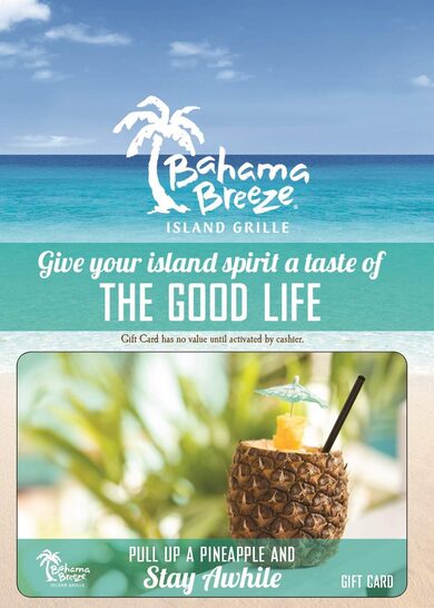 Geschenkkarte kaufen: Bahama Breeze Gift Card PC