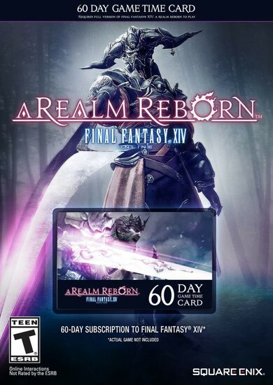 Geschenkkarte kaufen: Final Fantasy XIV: A Realm Reborn 60 Day Time Card XBOX