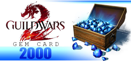 Geschenkkarte kaufen: Guild Wars 2: 2000 Gems Card US