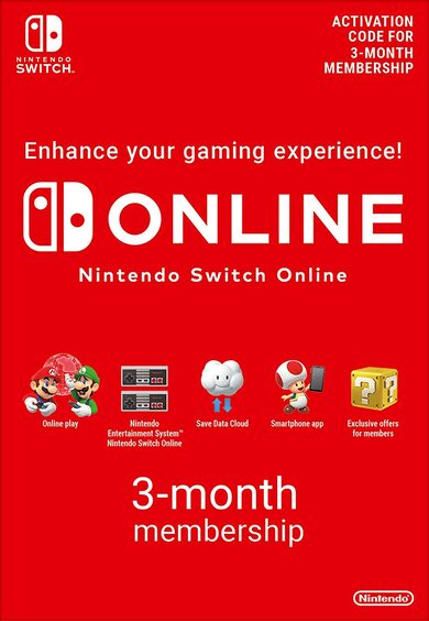 Geschenkkarte kaufen: Nintendo Switch Online