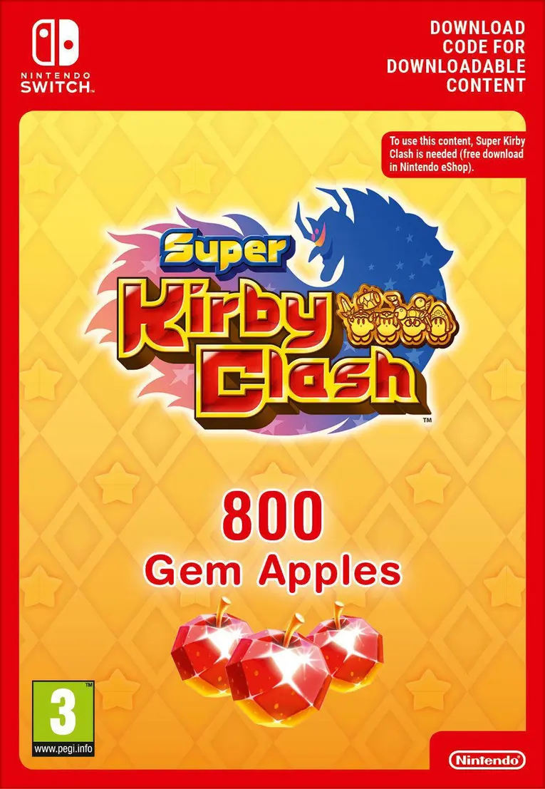 Geschenkkarte kaufen: Super Kirby Clash Gem Apples