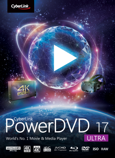 Buy Software: CyberLink PowerDVD 17 Ultra